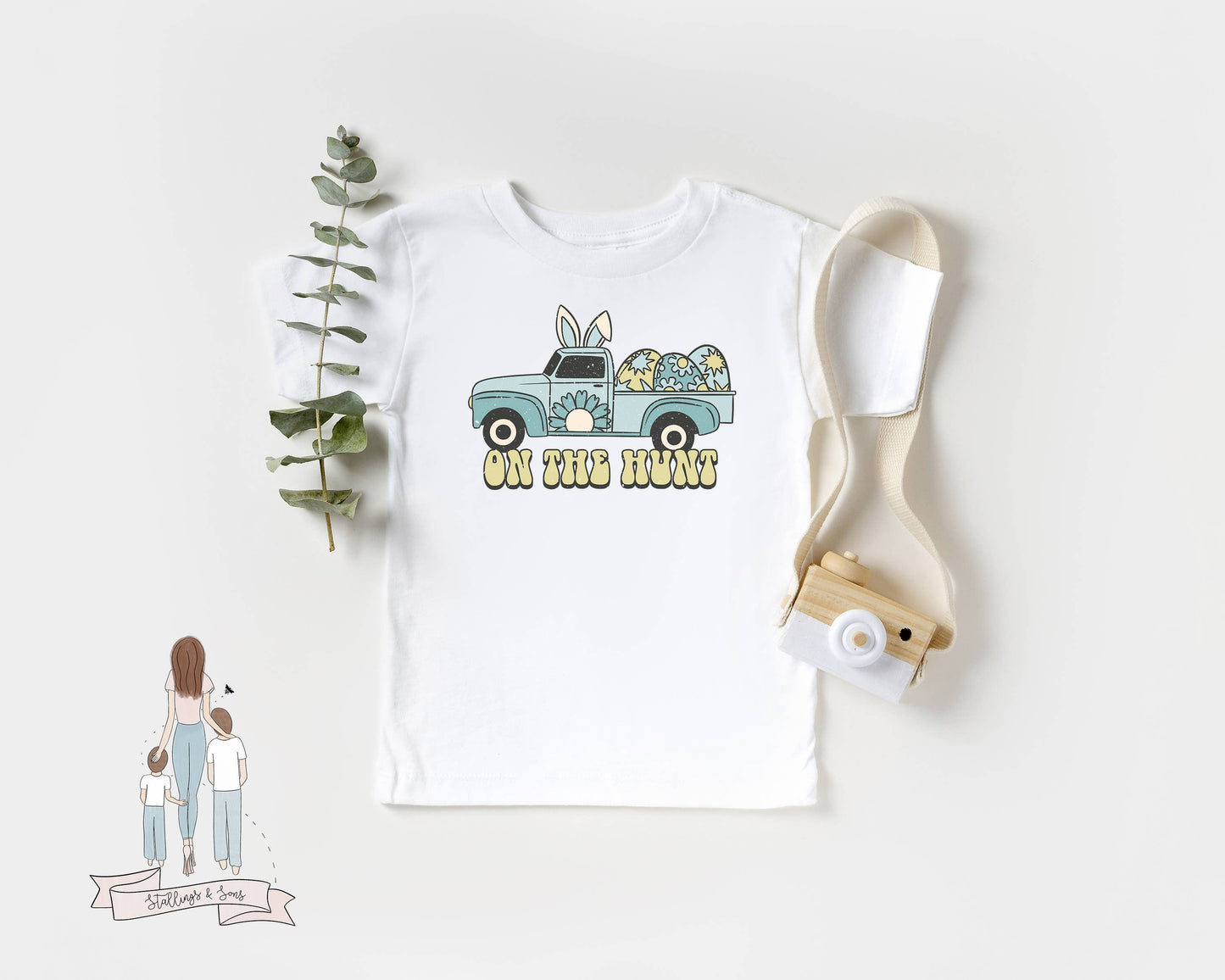 Blue 'On the Hunt' Easter Tee