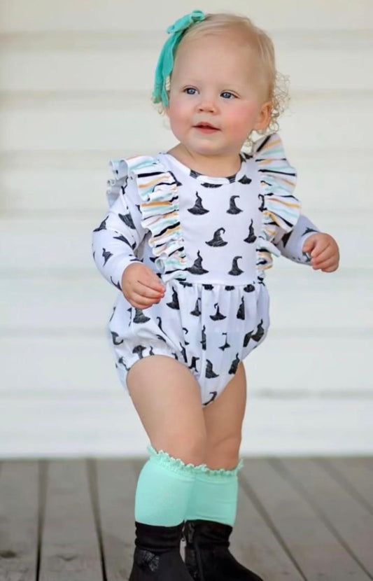Be Girl Clothing 'Witchy' Ruffle Onesie