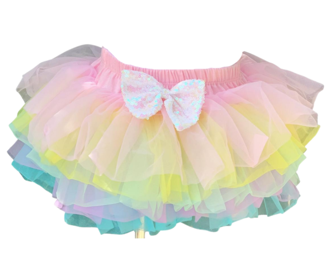 Besitos Pastel Rainbow Tutu