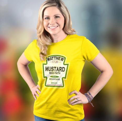Kerusso Tee Shirt Mustard Christian Shirt