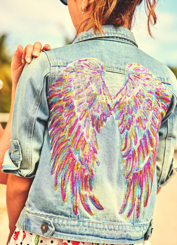 Lola & The Boys Angel Wing Jacket