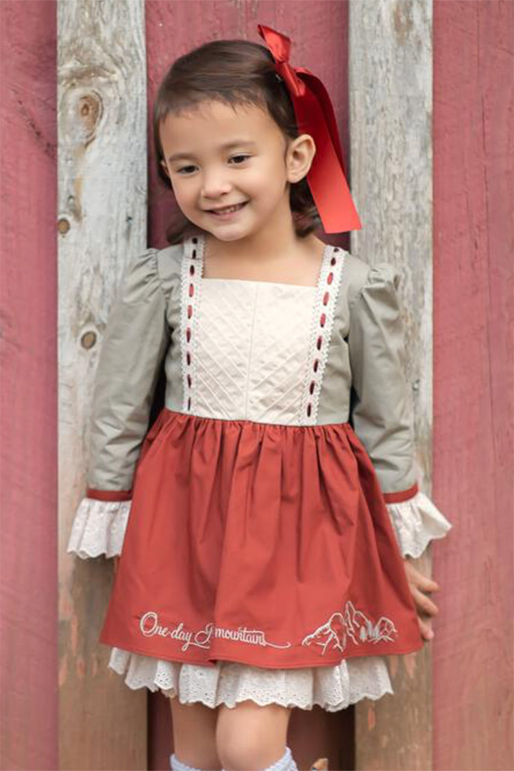 Evie's Closet Mountains Eyelet Dress