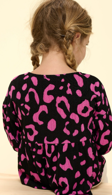 Leopard Babydoll Top