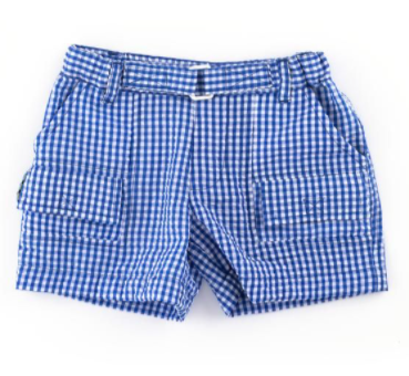 Prodoh Blue Checkered Performance Shorts