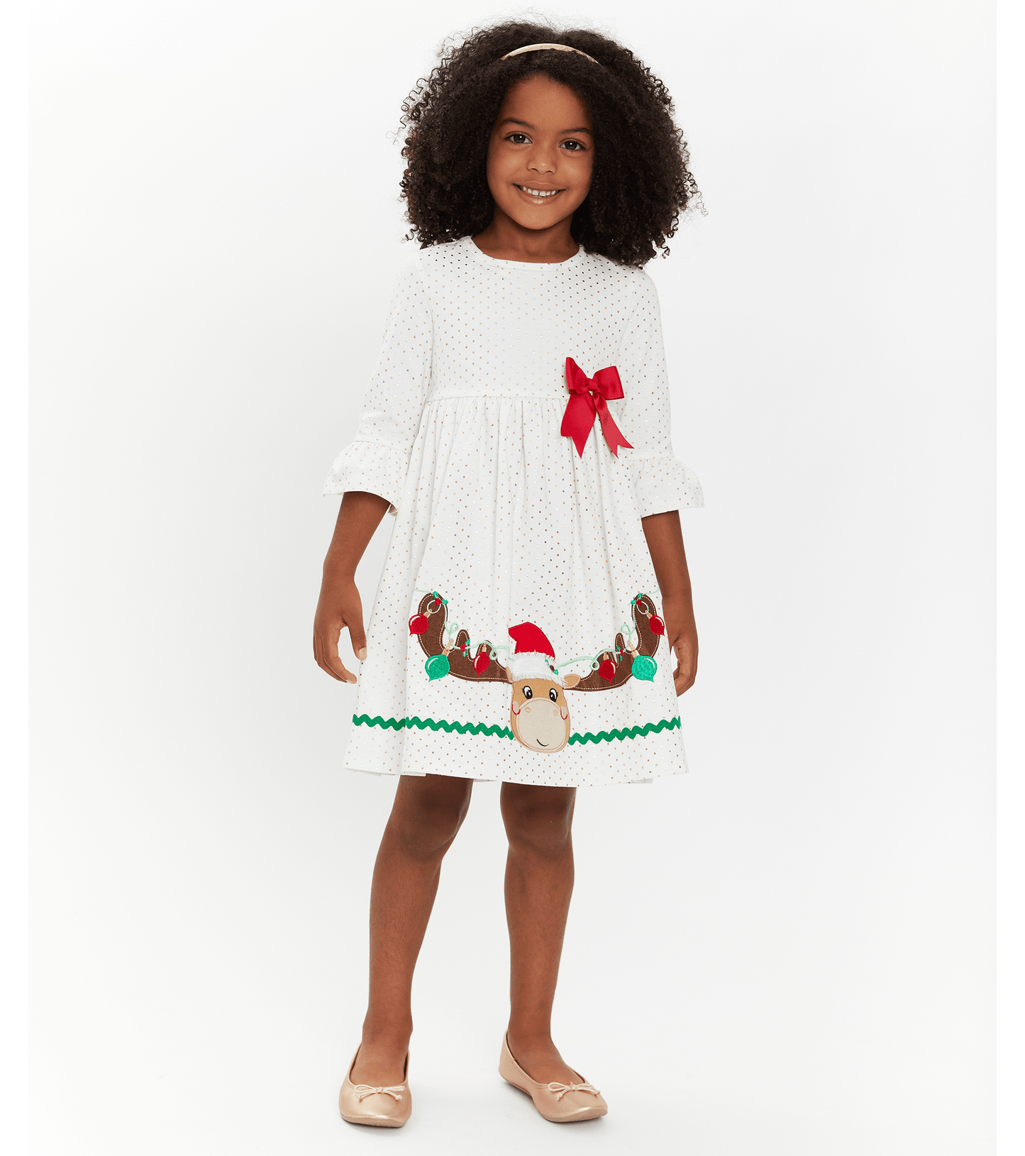 Bonnie Jean 'Ginny' Reindeer Dress