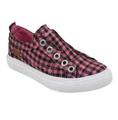 Pink Mini Buffalo Check Blowfish Sneaker