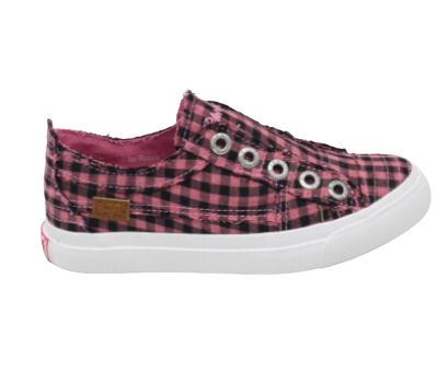 Pink Mini Buffalo Check Blowfish Sneaker