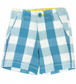 Rugged Butts Peacock Blue Plaid Shorts