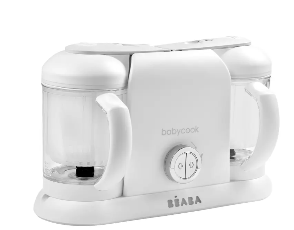 Beaba BabyCook Duo in White – Dazzle Me Pink and Blue