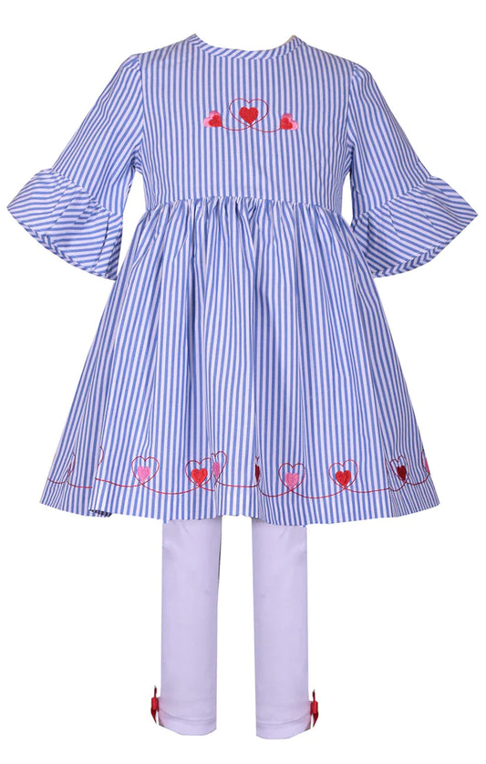 Valentines Blue & White Set