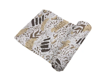 Newcastle Animal Print Bamboo Swaddle