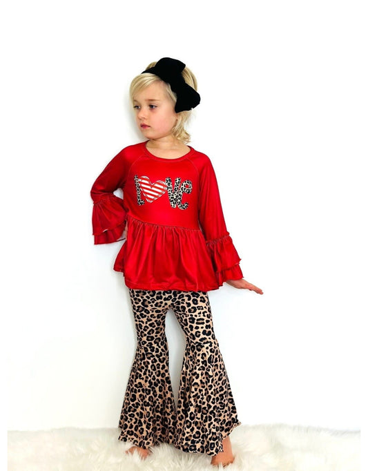 Clover Cottage Love Leo Girls Set