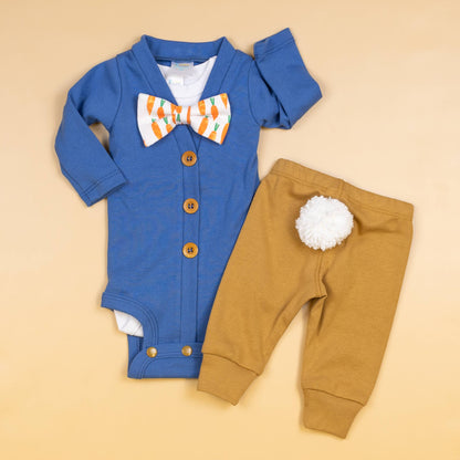 Bowtie Easter Cardigan Set