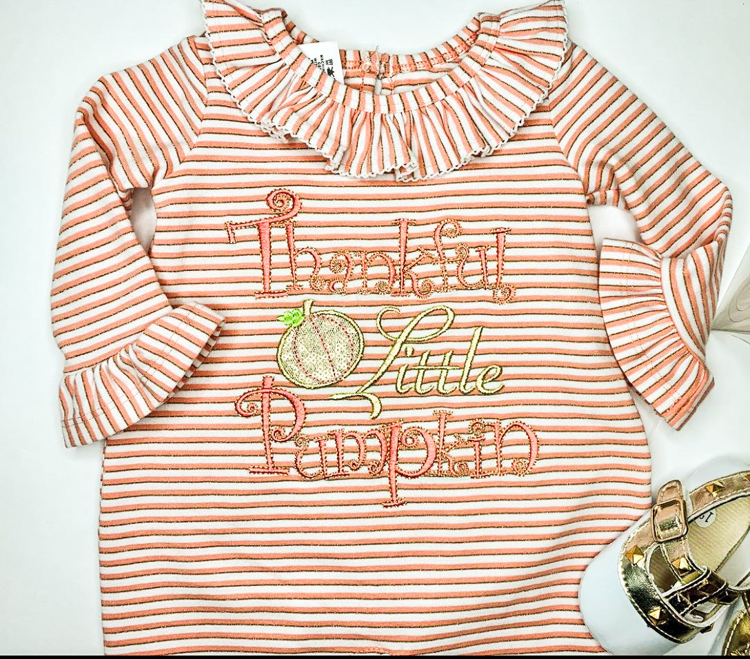 Bonnie Jean 'Thankful Little Pumpkin' Romper