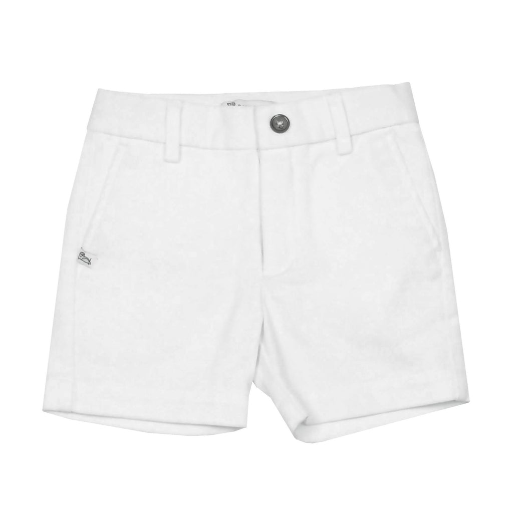 Byrdees 'Hamptons White' Basic Shorts