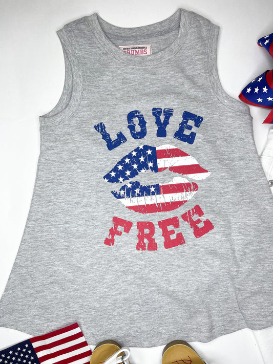 Crumbs Love Free Lips Tank