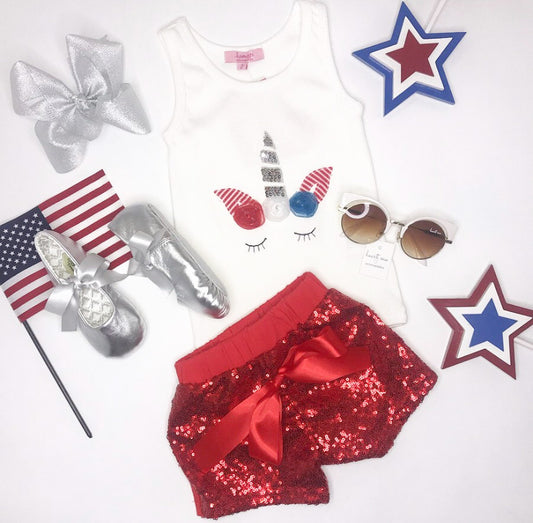 Haven Girl Unicorn USA Tank