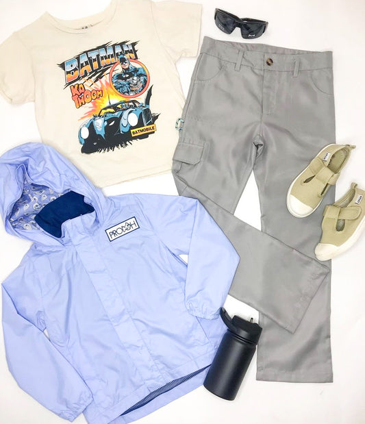Prodoh Polyester Pants in Gray