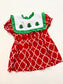 Babeeni Ruffle Collar Christmas Tree Dress
