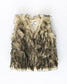 Barnum Fur Vest - Brown