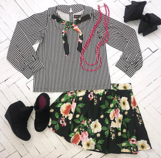 Mustard Pie Floral Skirt