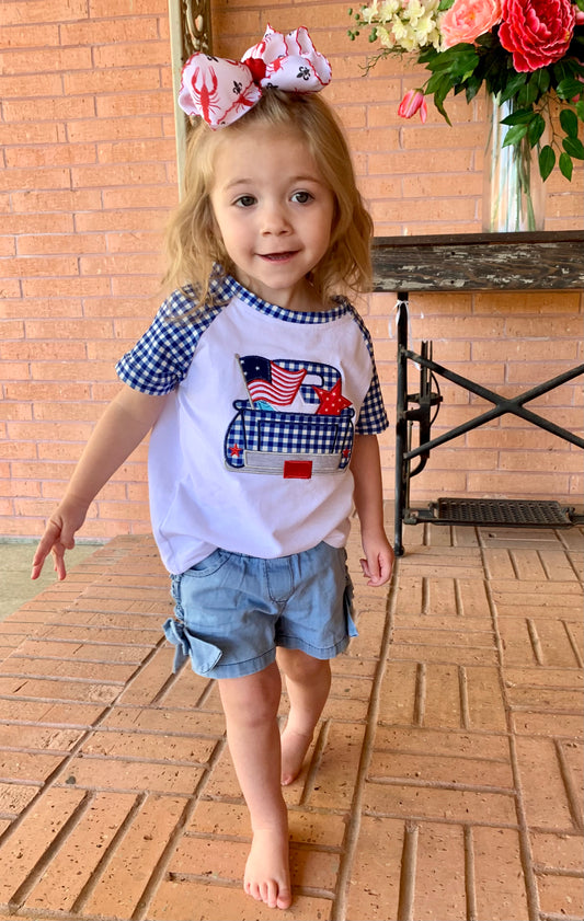 American Flag Truck Unisex