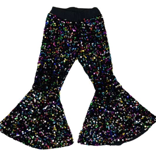 MultiColor Sequin Bell Bottoms