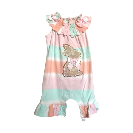 Bonnie Jean Tie-Dye Ruffle Romper