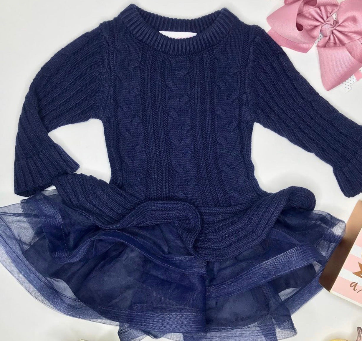 “Little Sass” Navy Dress