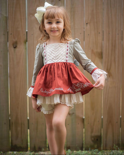 Evie's Closet Mountains Eyelet Dress