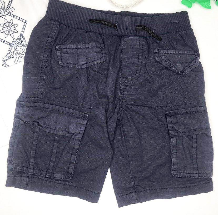 7 For All Man Kind Navy Cargo Shorts