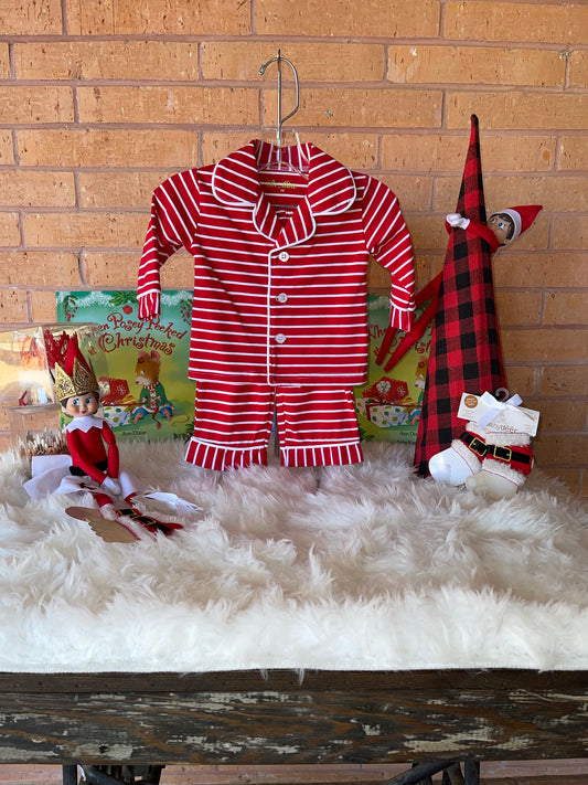 Red & White Striped Pajamas