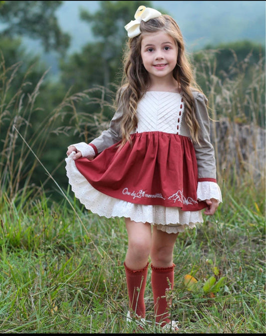 Evie's Closet Mountains Eyelet Dress