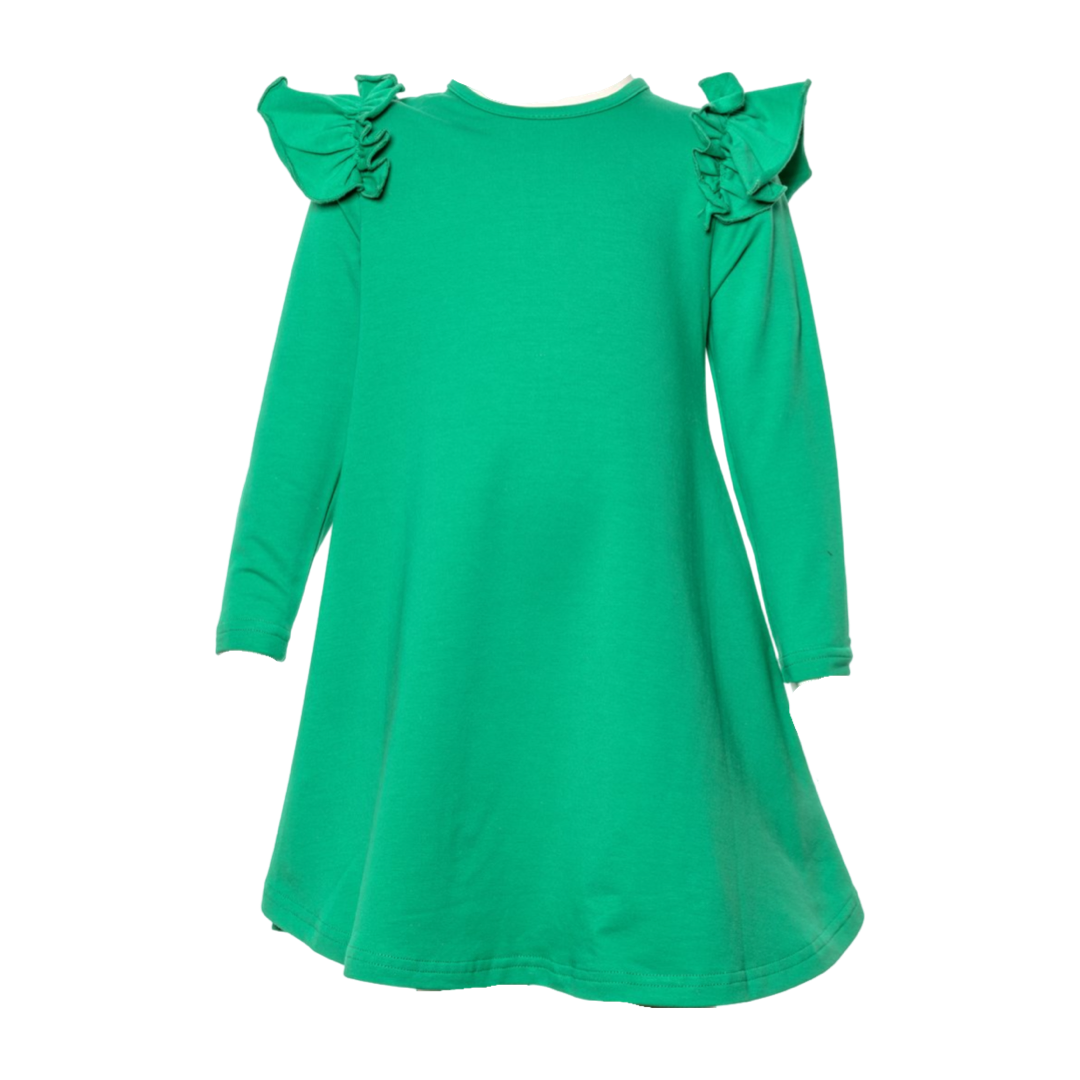 M.L. Kids Green Dress