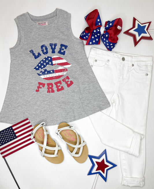 Crumbs Love Free Lips Tank