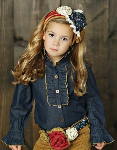 Mustard Pie Piper Button Down Top