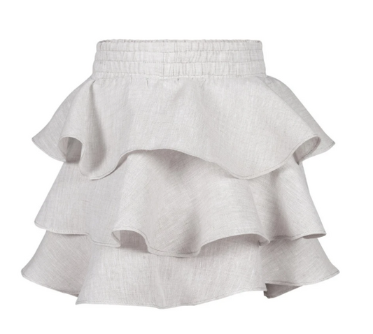 Baliene Annette Girls Skirt Pale Pink & White