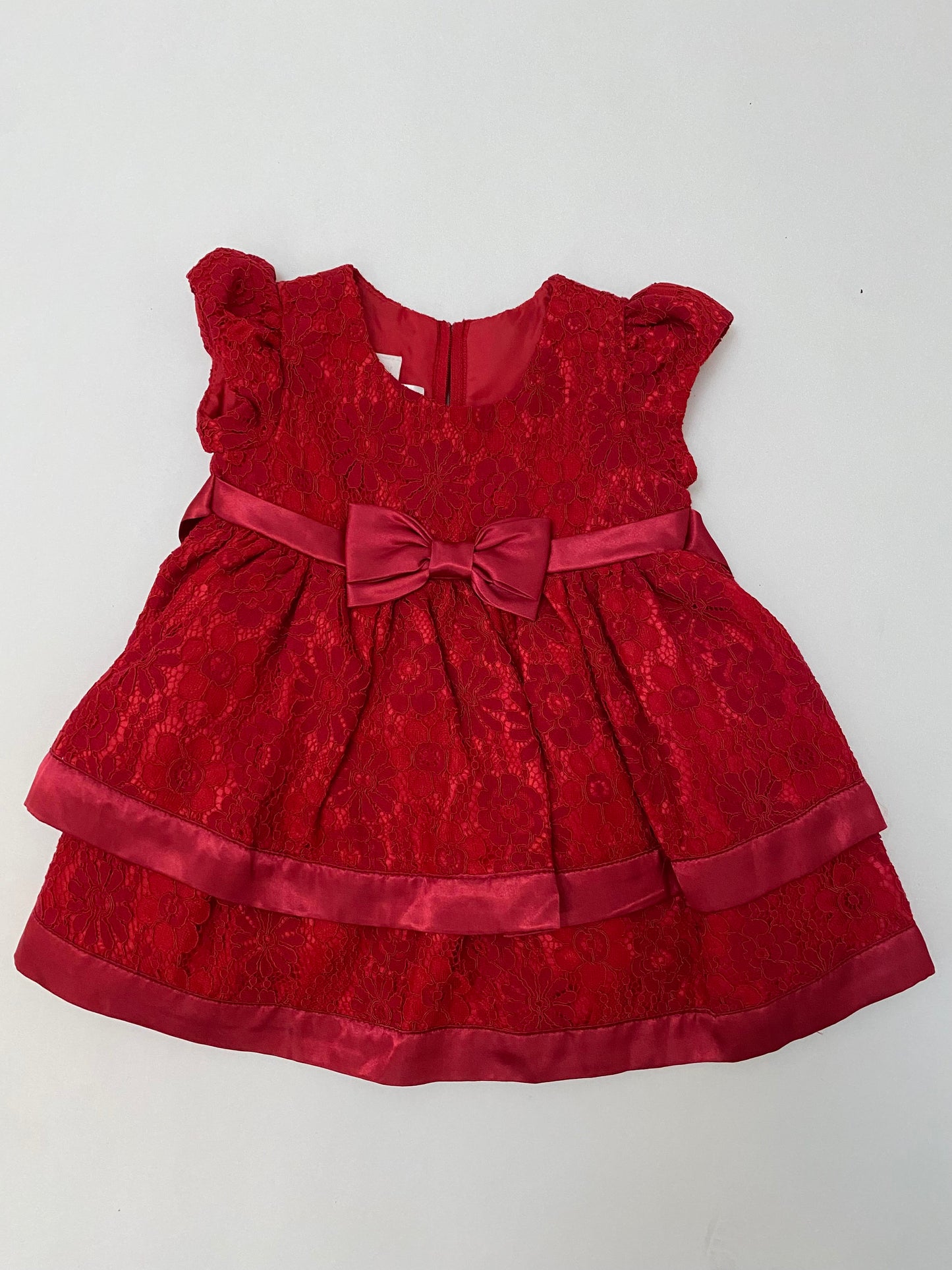 Bonnie Jean Red Lace Dress